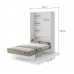 Sienas gulta 120 BED CONCEPT BC-02, balts Sienas gulta 120 BED CONCEPT BC-02, balts